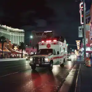 An ambulance in Nevada