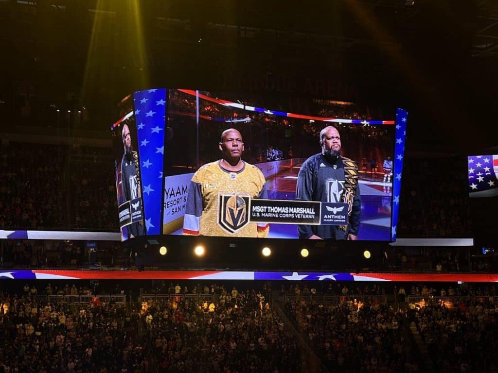 Nominate a veteran to be honored at a Vegas Golden Knights game